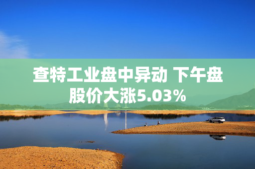 查特工业盘中异动 下午盘股价大涨5.03%