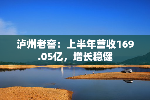 泸州老窖：上半年营收169.05亿，增长稳健