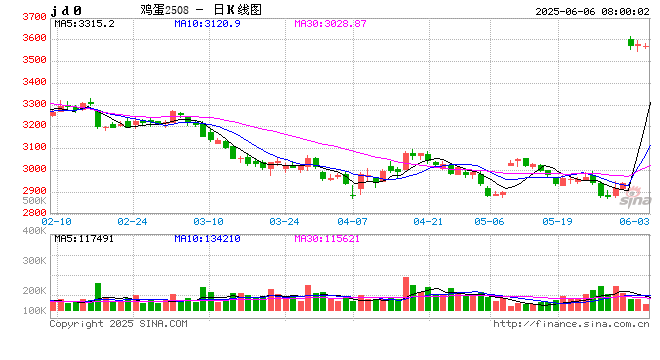 2025年6月6鸡蛋价格行情参